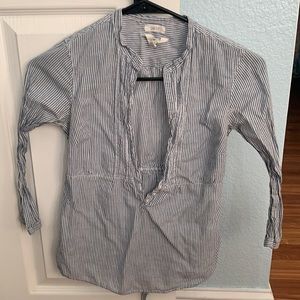 Cute sheer popover top